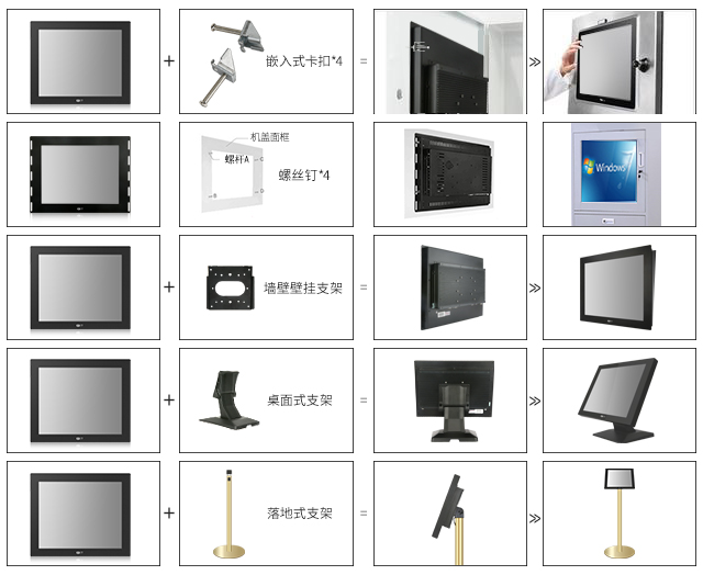 工業(yè)一體機有哪些支架式安裝方法？工控一體機如何定制支架？